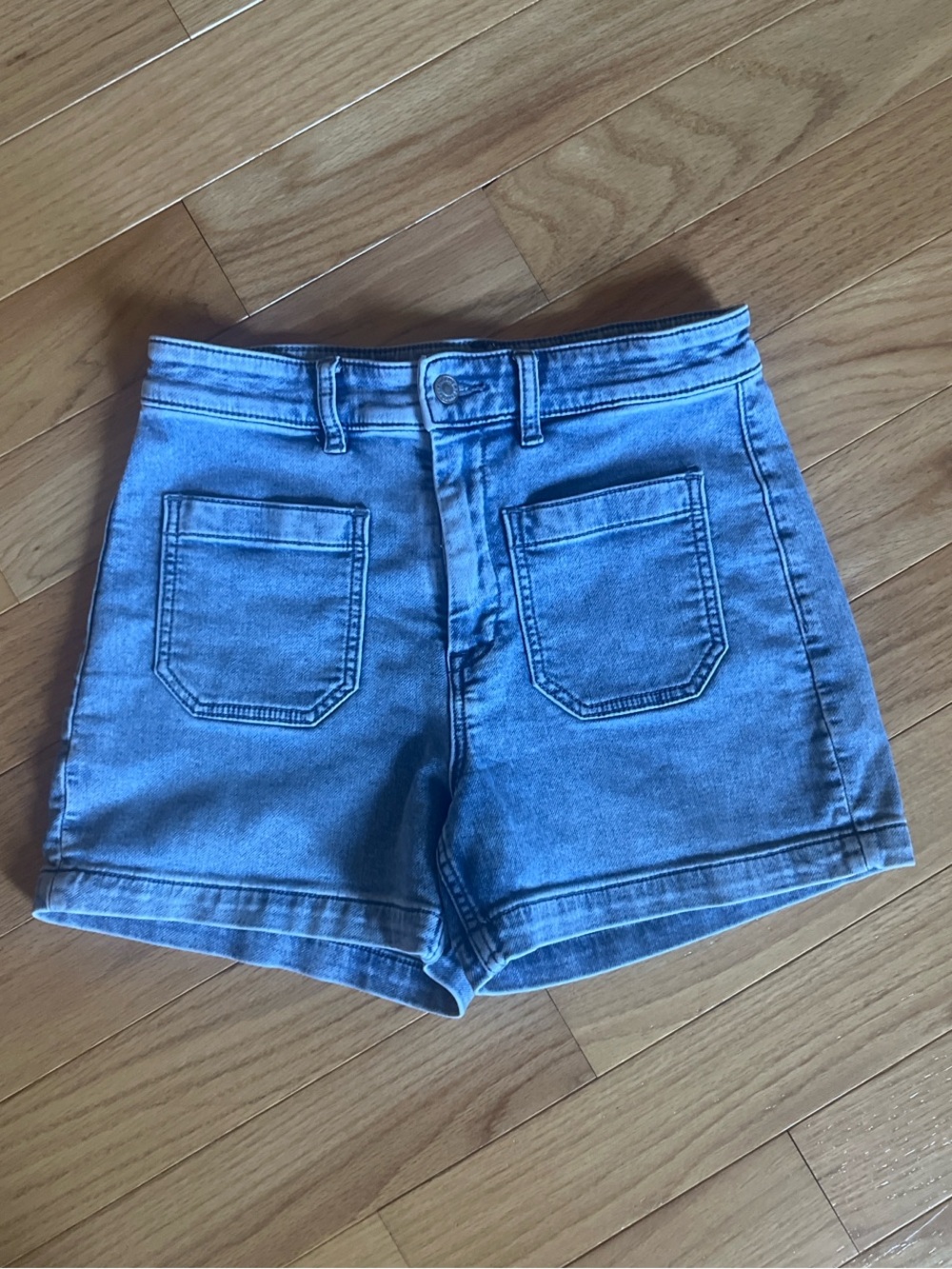Faherty Denim Shorts Women’s Size 27 Light Wash Stretch Jean Shorts Summer